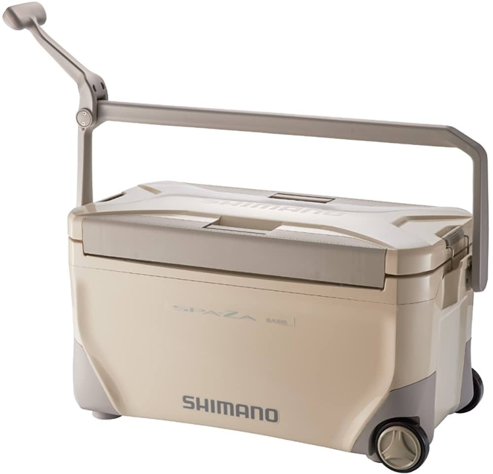 SHIMANO - シマノ　クーラーボックス　ベイシス　250  25Ｌ キャスター付 Amazon | シマノ(SHIMANO) SPAZA BASIS 250 キャスター ベージュ